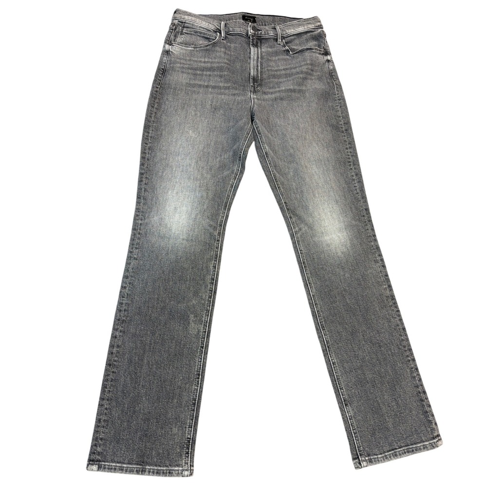 Mother The Dazzler Hover Jeans Women Grey Slim Straight Under The Bleachers 32